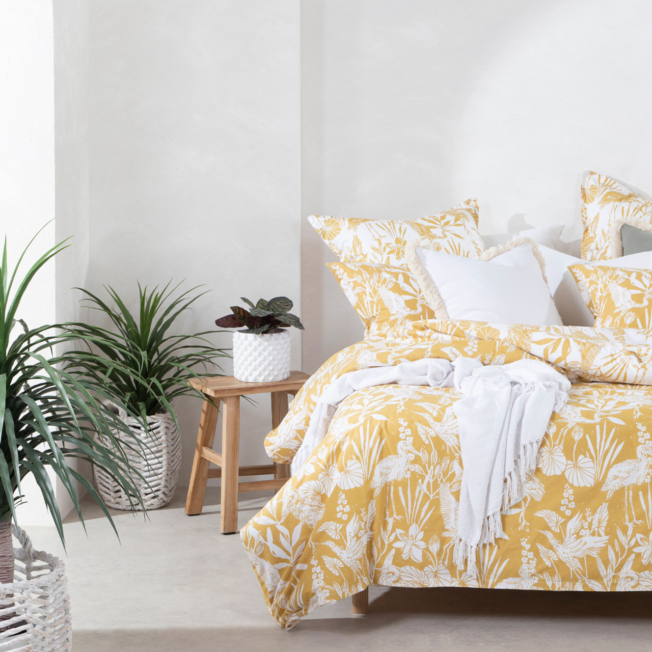 zara s large yellow bed